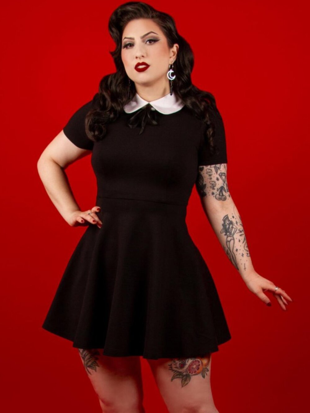 NWT KATAKOMB Hayley Dress In Black